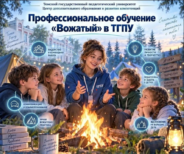 ТГПУ запускает программу профессионального обучения «Вожатый»